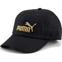 sort-justerbar-buet-kasket-med-guldlogo-essentials-fra-puma
