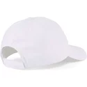 puma-curved-brim-red-logo-essentials-white-adjustable-cap