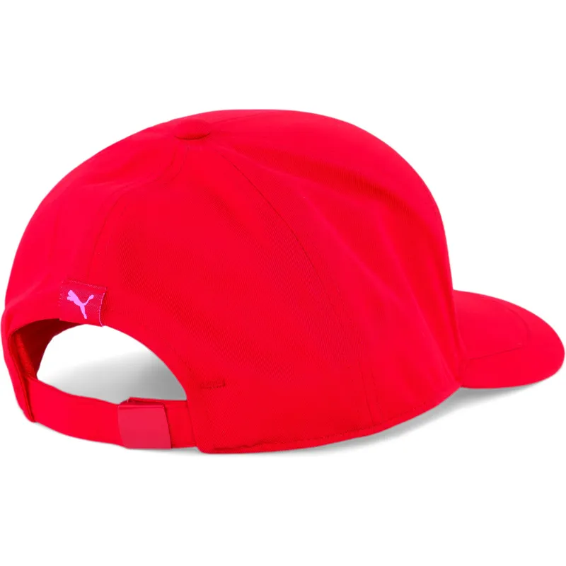 kasketter-buet-rod-justerbar-rem-sptwr-style-lc-fra-ferrari-formula-1-af-puma