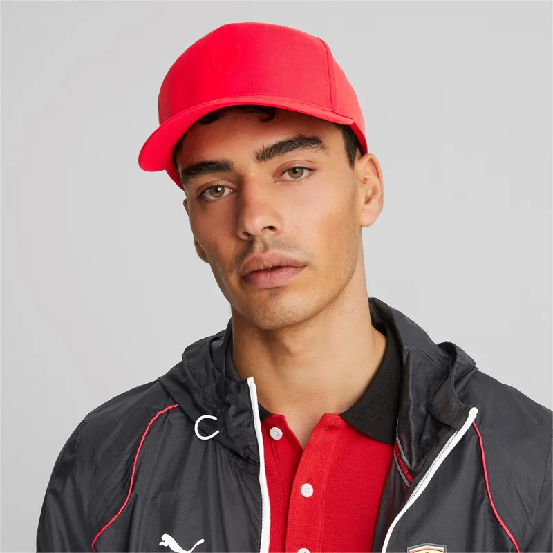 kasketter-buet-rod-justerbar-rem-sptwr-style-lc-fra-ferrari-formula-1-af-puma