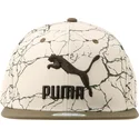 puma-ls-colour-block-hvid-og-gron-snapback-flad-kasket