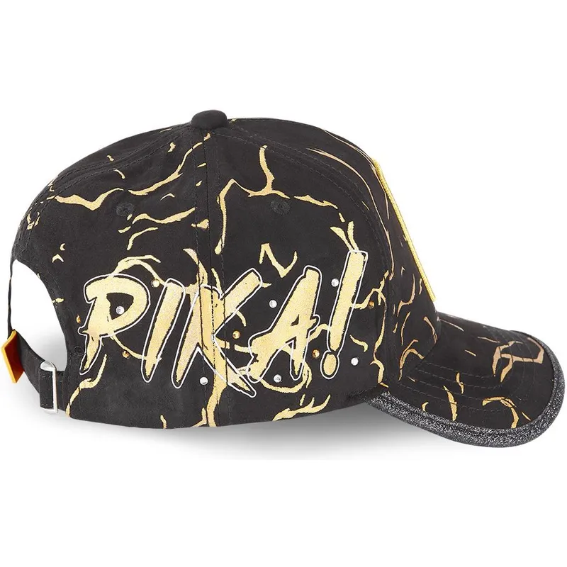 kasketter-buet-sort-justerbar-rem-pikachu-pokemon-af-capslab