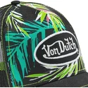 von-dutch-sort-og-gron-ahig-aop-trucker-kasket