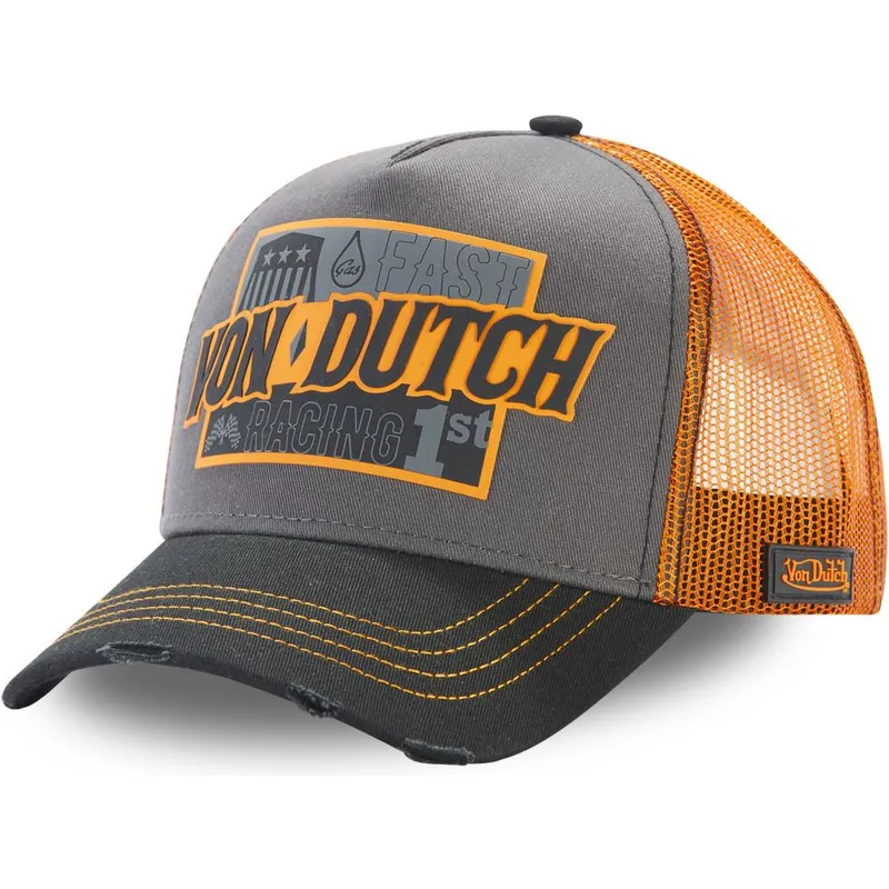 gra-og-orange-trucker-kasket-fast-racing-arac-gre-fra-von-dutch
