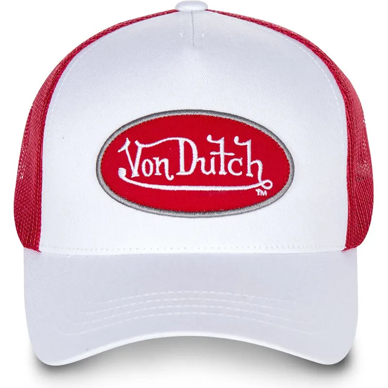 hvid-og-rod-trucker-kasket-bmwhred2-fra-von-dutch