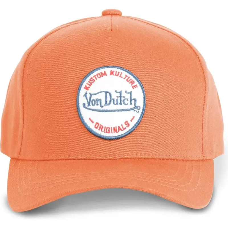 buet-orange-snapback-kasket-kustom-kulture-col-lora-fra-von-dutch