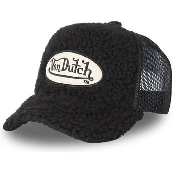 von-dutch-sort-trucker-kasket-i-lammeuld-fur1