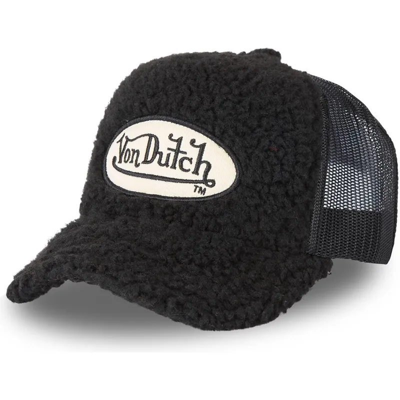 von-dutch-sort-trucker-kasket-i-lammeuld-fur1