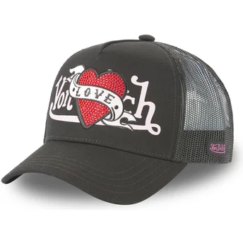 Trucker kasket sort Love LOVU NR fra Von Dutch