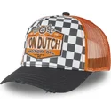 sort-og-orange-motor-oil-oil-trucker-kasket-fra-von-dutch