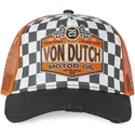 sort-og-orange-motor-oil-oil-trucker-kasket-fra-von-dutch