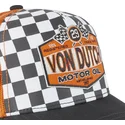 sort-og-orange-motor-oil-oil-trucker-kasket-fra-von-dutch