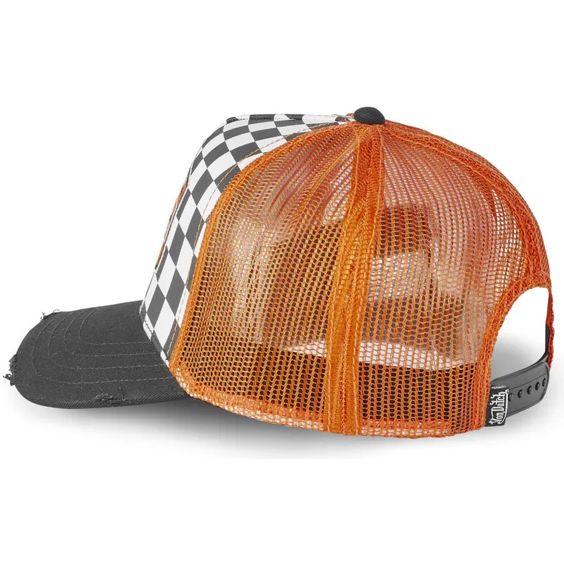 sort-og-orange-motor-oil-oil-trucker-kasket-fra-von-dutch