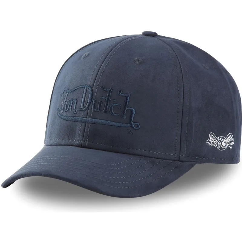 marinebla-buet-kasket-snapback-suedine1-fra-von-dutch