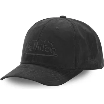 Buet sort snapback-kasket SUEDINE4 fra Von Dutch