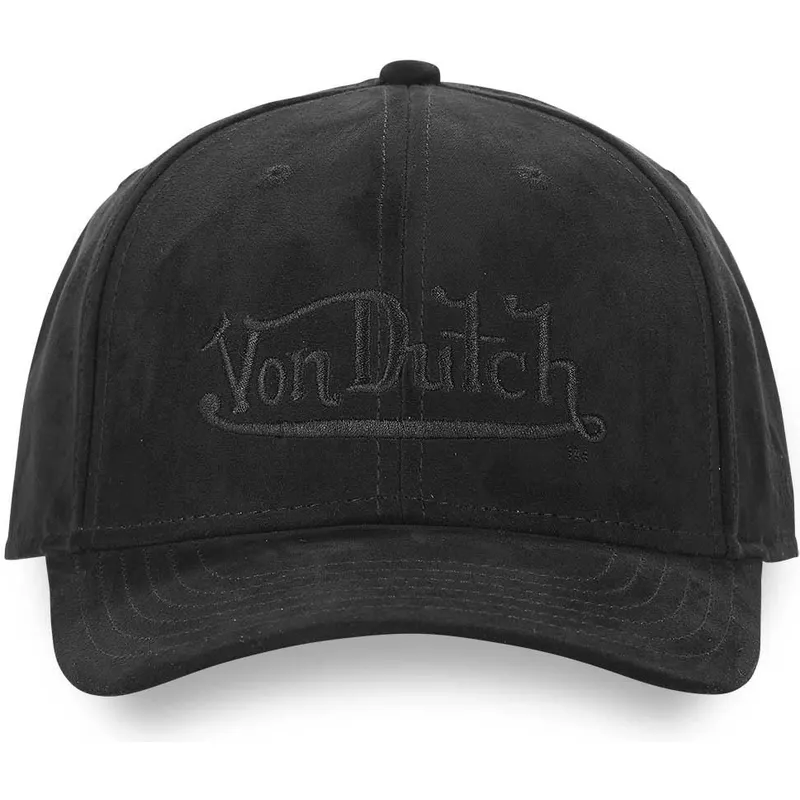 buet-sort-snapback-kasket-suedine4-fra-von-dutch