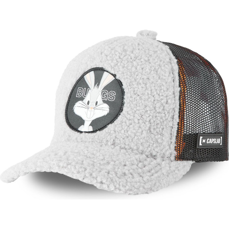 capslab-bugs-bunny-fur1-bug1-looney-tunes-grey-shearling-trucker-hat