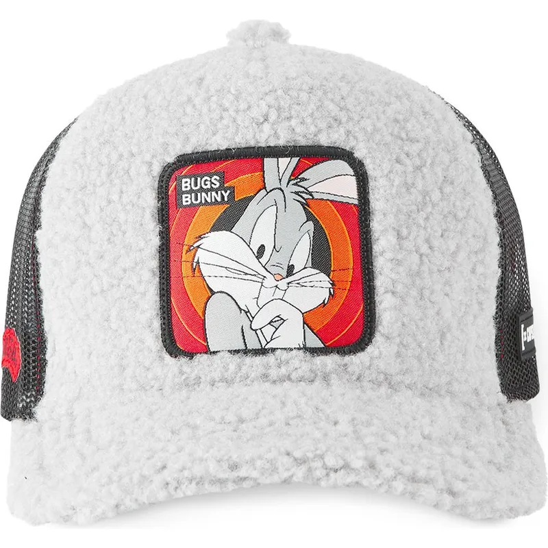 kasketter-buet-gra-snapback-bugs-bunny-looney-tunes-af-capslab
