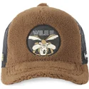 kasketter-buet-brun-snapback-coyote-looney-tunes-af-capslab