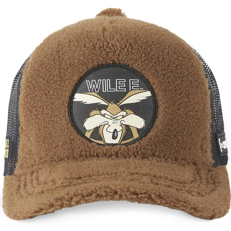 kasketter-buet-brun-snapback-coyote-looney-tunes-af-capslab kasketter-buet-brun-snapback-coyote-looney-tunes-af-capslab