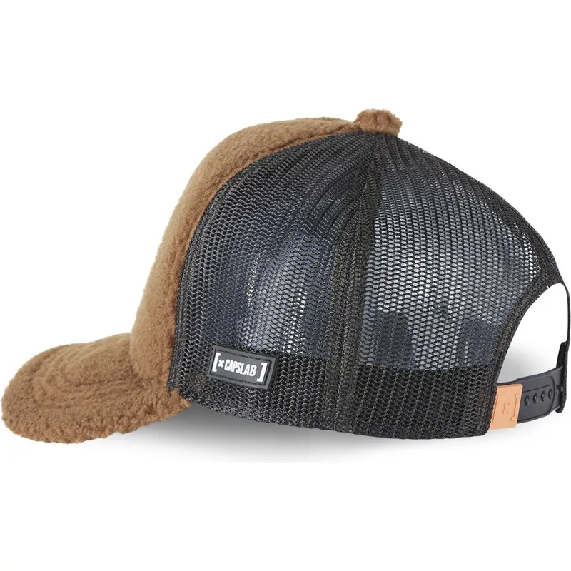 kasketter-buet-brun-snapback-coyote-looney-tunes-af-capslab kasketter-buet-brun-snapback-coyote-looney-tunes-af-capslab