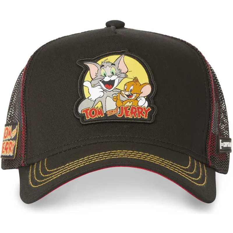 kasketter-buet-sort-snapback-tom-og-jerry-looney-tunes-af-capslab