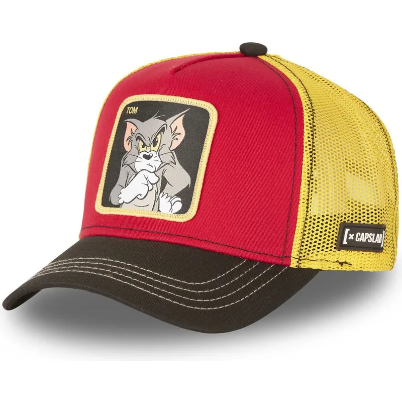 kasketter-buet-rod-snapback-tom-looney-tunes-af-capslab