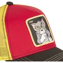 tom-to4-looney-tunes-capslab-rod-gul-og-sort-trucker-kasket