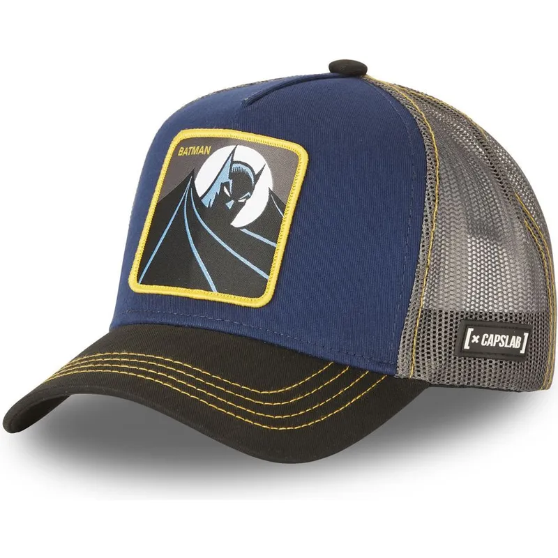 kasketter-buet-marinebla-snapback-batman-dc-comics-af-capslab