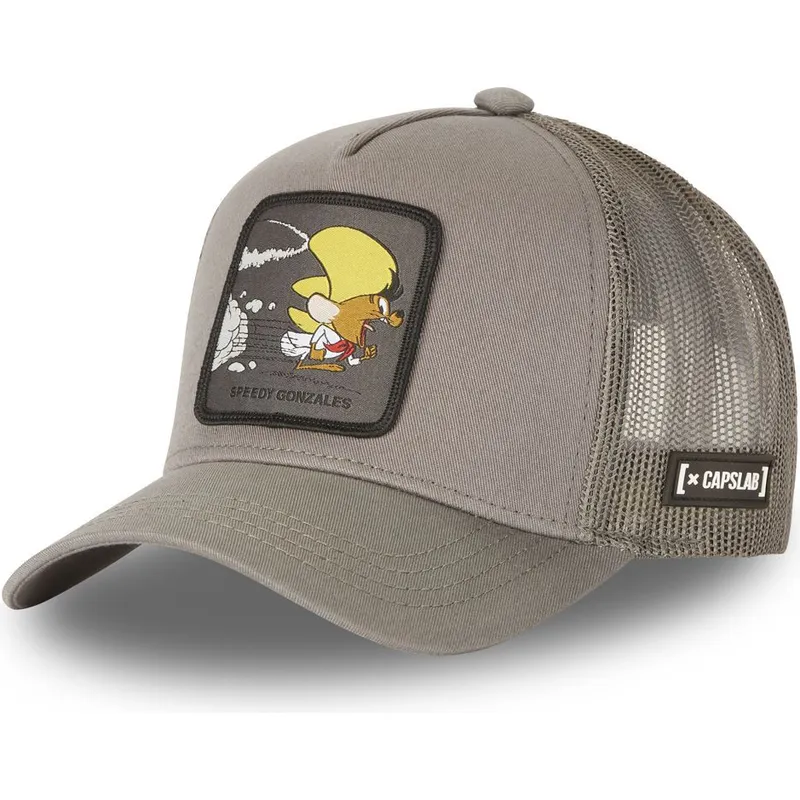 kasketter-buet-gra-snapback-speedy-gonzales-looney-tunes-af-capslab kasketter-buet-gra-snapback-speedy-gonzales-looney-tunes-af-capslab