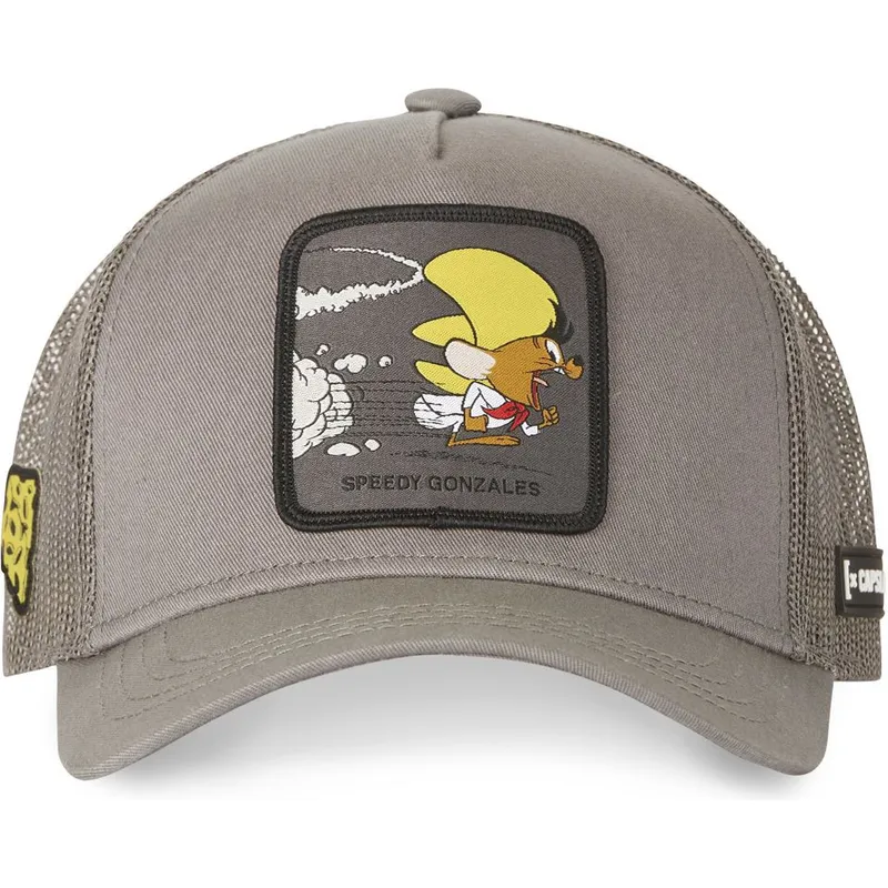 kasketter-buet-gra-snapback-speedy-gonzales-looney-tunes-af-capslab kasketter-buet-gra-snapback-speedy-gonzales-looney-tunes-af-capslab