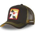 kasketter-buet-sort-snapback-silvestre-looney-tunes-af-capslab
