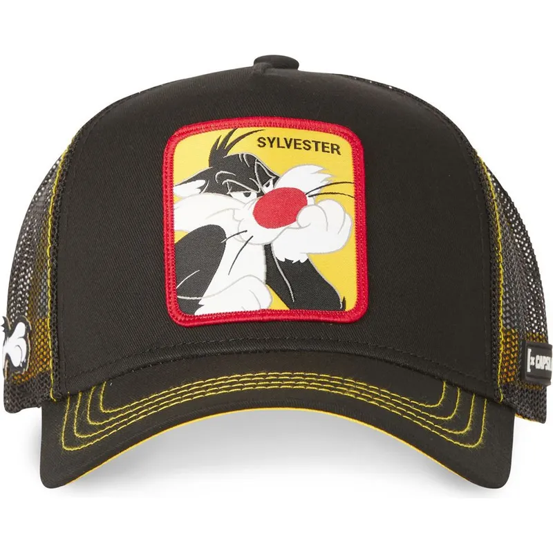 kasketter-buet-sort-snapback-silvestre-looney-tunes-af-capslab kasketter-buet-sort-snapback-silvestre-looney-tunes-af-capslab