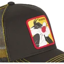 kasketter-buet-sort-snapback-silvestre-looney-tunes-af-capslab