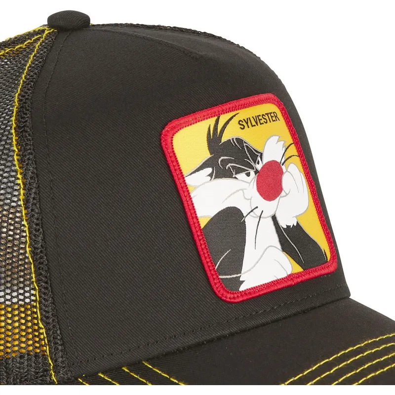 kasketter-buet-sort-snapback-silvestre-looney-tunes-af-capslab kasketter-buet-sort-snapback-silvestre-looney-tunes-af-capslab