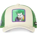 capslab-joker-dc5-jok2-dc-comics-beige-og-gron-trucker-kasket