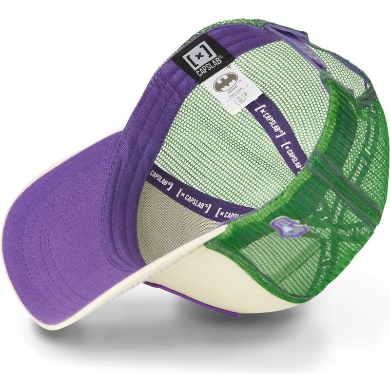 kasketter-buet-beige-snapback-joker-dc-comics-af-capslab