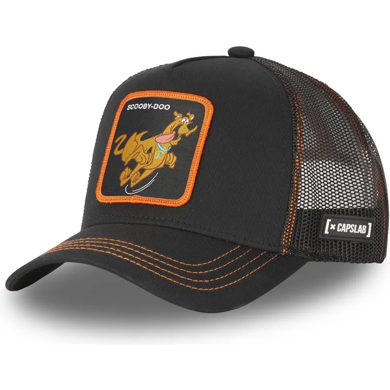 kasketter-buet-sort-snapback-scooby-doo-scooby-doo-af-capslab