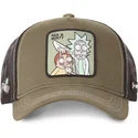 kasketter-buet-brun-snapback-rick-og-morty-rick-og-morty-af-capslab
