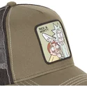 kasketter-buet-brun-snapback-rick-og-morty-rick-og-morty-af-capslab