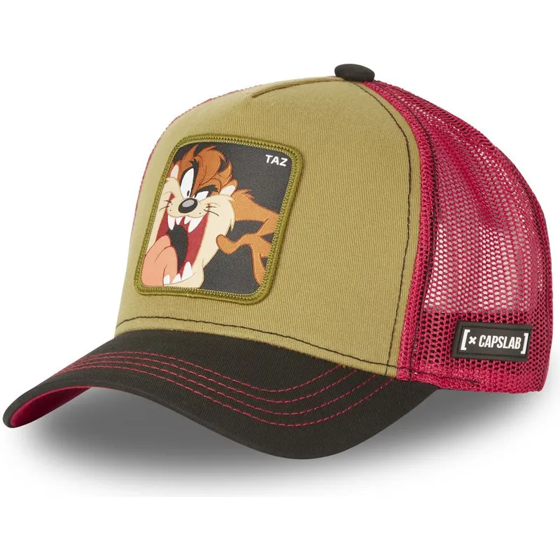 kasketter-buet-brun-snapback-diablo-tasmansk-djaevel-looney-tunes-af-capslab