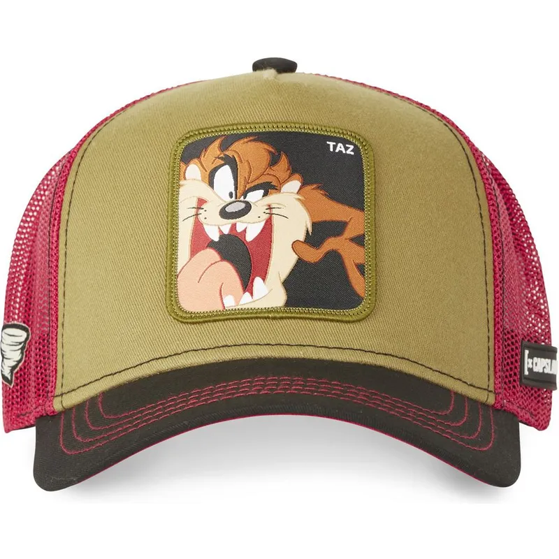 kasketter-buet-brun-snapback-diablo-tasmansk-djaevel-looney-tunes-af-capslab