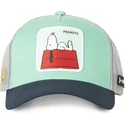 kasketter-buet-gron-snapback-snoopy-jordnodder-af-capslab