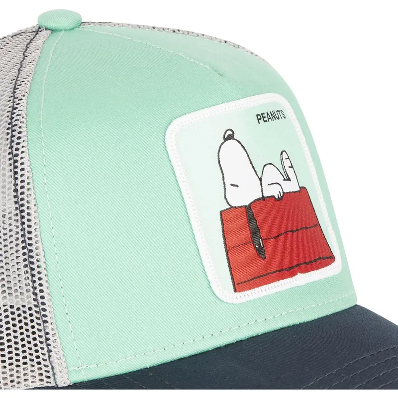 kasketter-buet-gron-snapback-snoopy-jordnodder-af-capslab