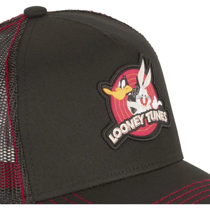 kasketter-buet-sort-snapback-bugs-bunny-og-anders-and-looney-tunes-af-capslab