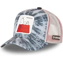 kasketter-buet-marinebla-snapback-snoopy-jordnodder-af-capslab