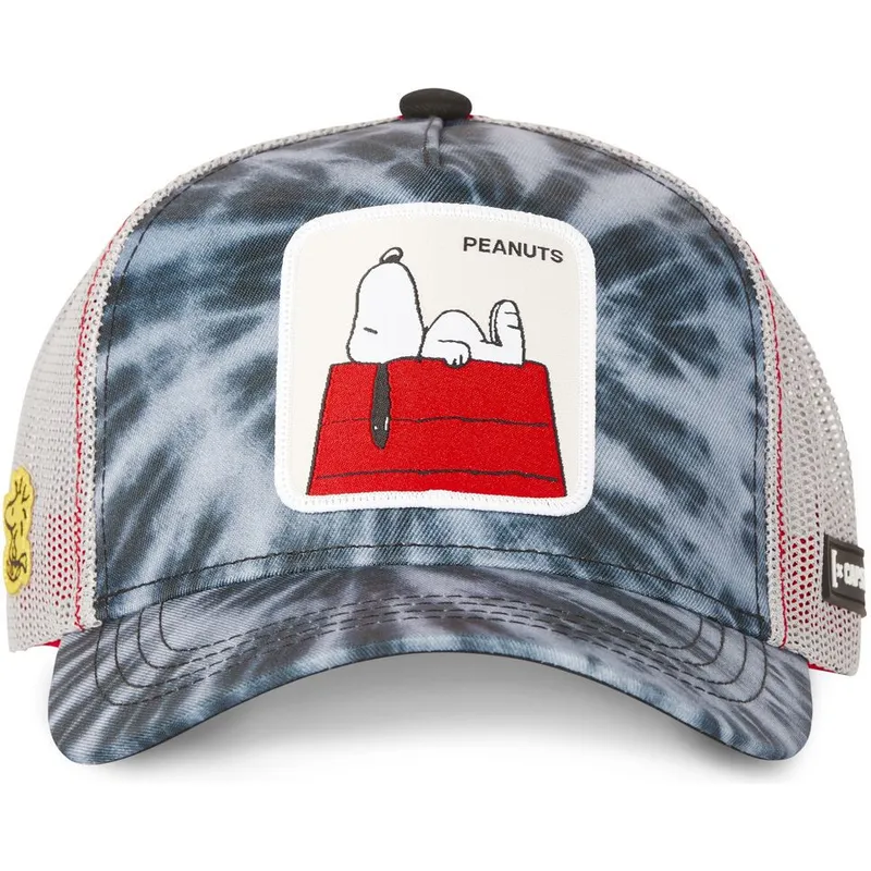 kasketter-buet-marinebla-snapback-snoopy-jordnodder-af-capslab