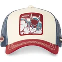 kasketter-buet-beige-snapback-batman-dc-comics-af-capslab