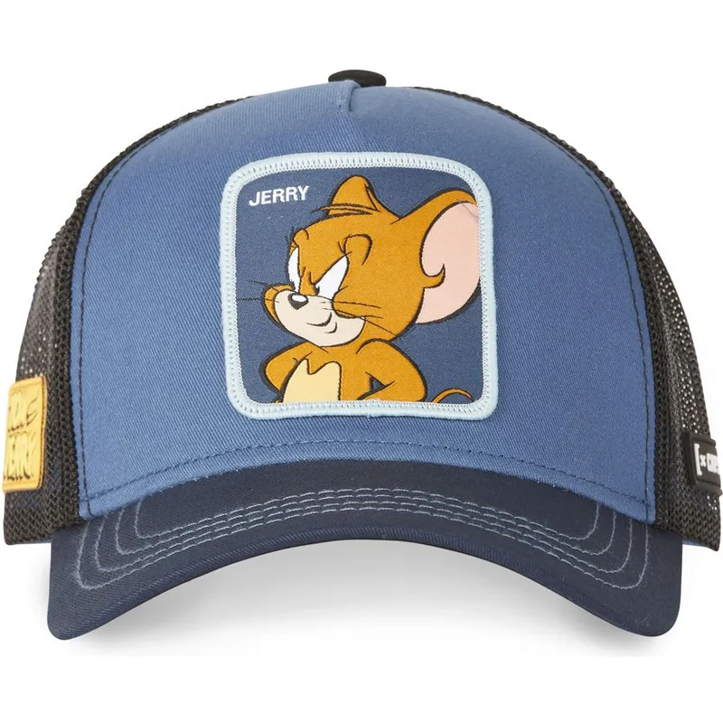 kasketter-buet-marinebla-snapback-jerry-looney-tunes-af-capslab kasketter-buet-marinebla-snapback-jerry-looney-tunes-af-capslab