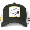 kasketter-buet-sort-snapback-snoopy-jordnodder-af-capslab